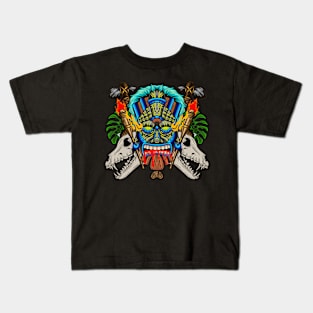 Tiki Mask 6.4 Kids T-Shirt